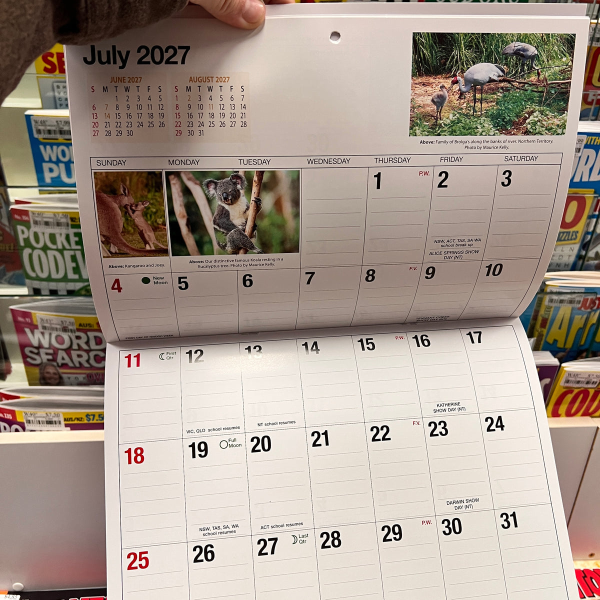 Aussie Organiser 2027 Wall Calendar