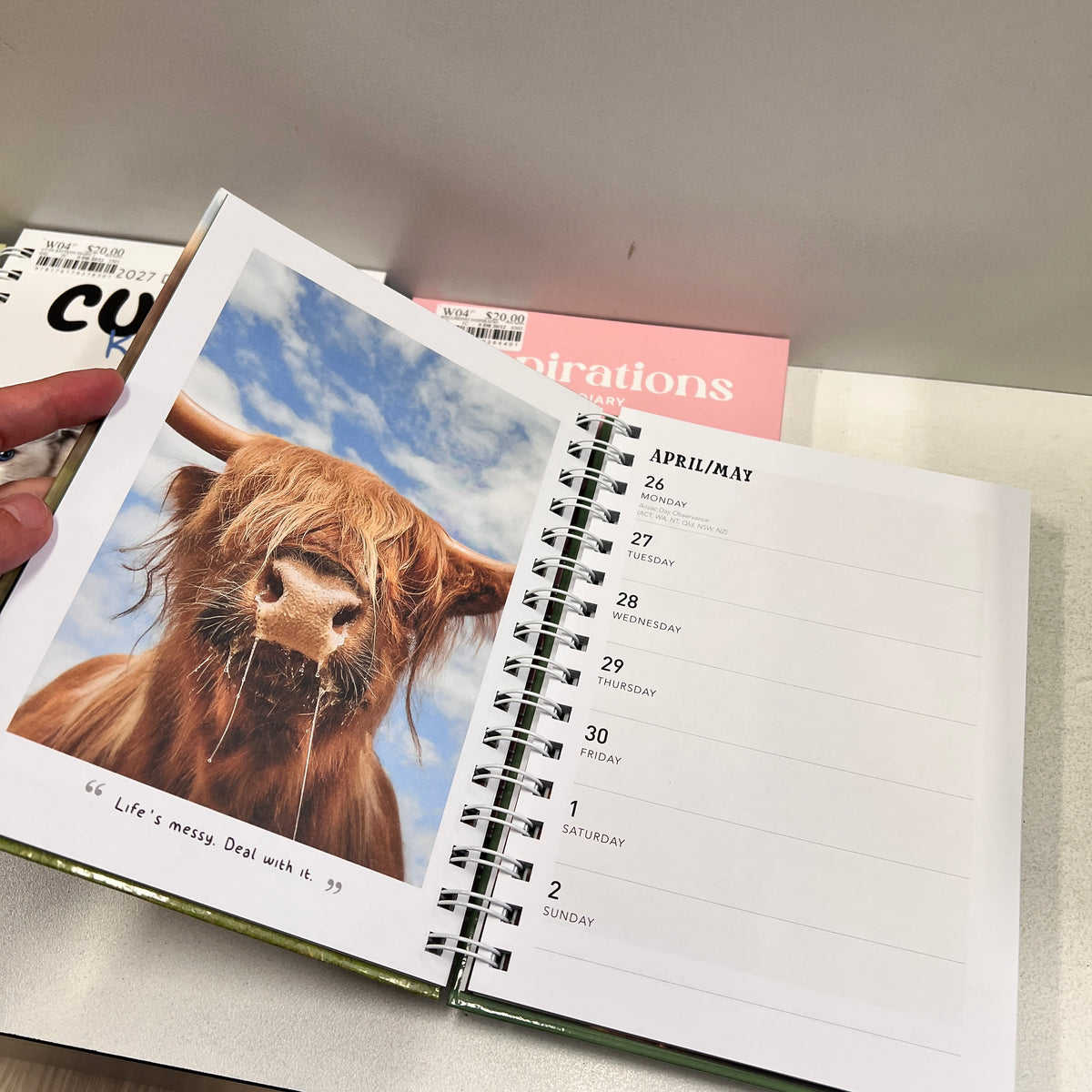 Animal Lovers 2027 Spiral Diary – 3 Designs