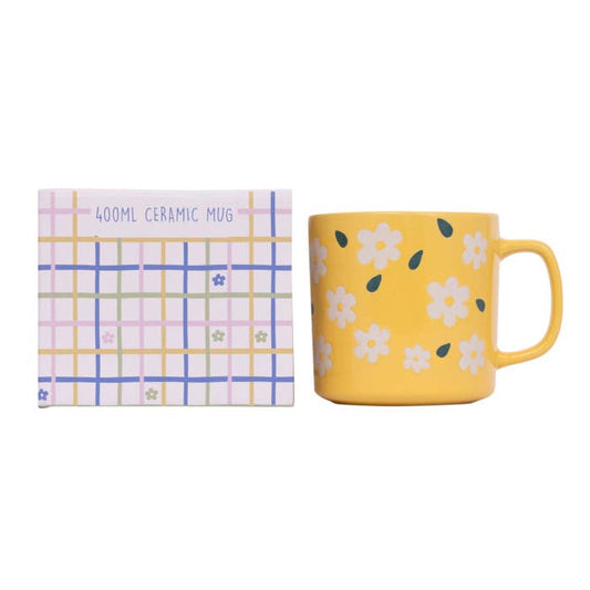 Teacher Flowers Mug by Splosh with its gift box