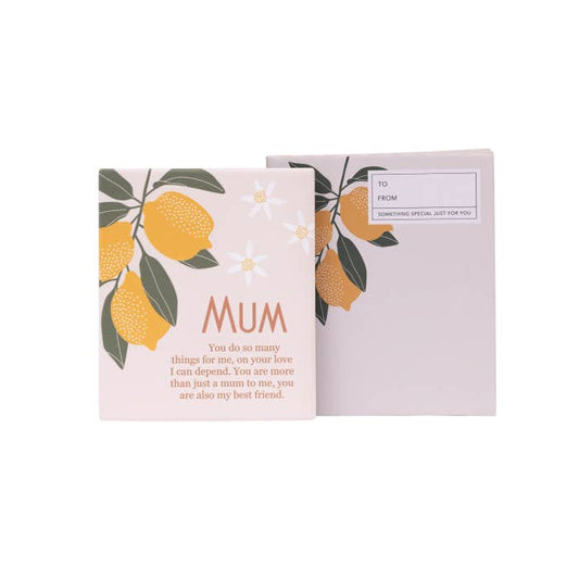 Tuscan Sun Mum Verse by Splosh with its gift box