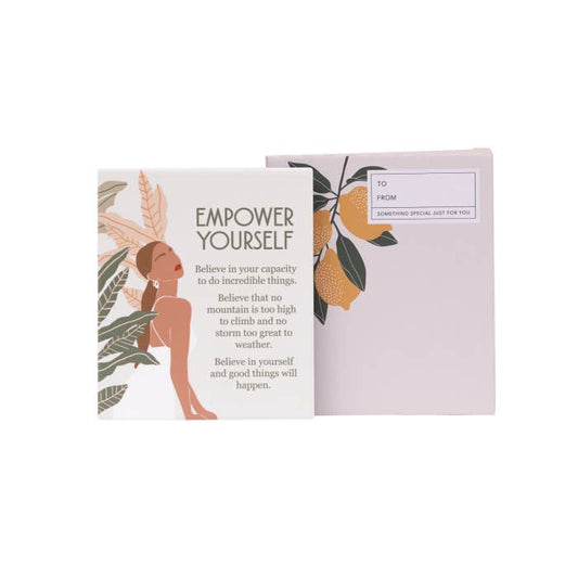 Tuscan Sun Empower Verse by Splosh with its gift box