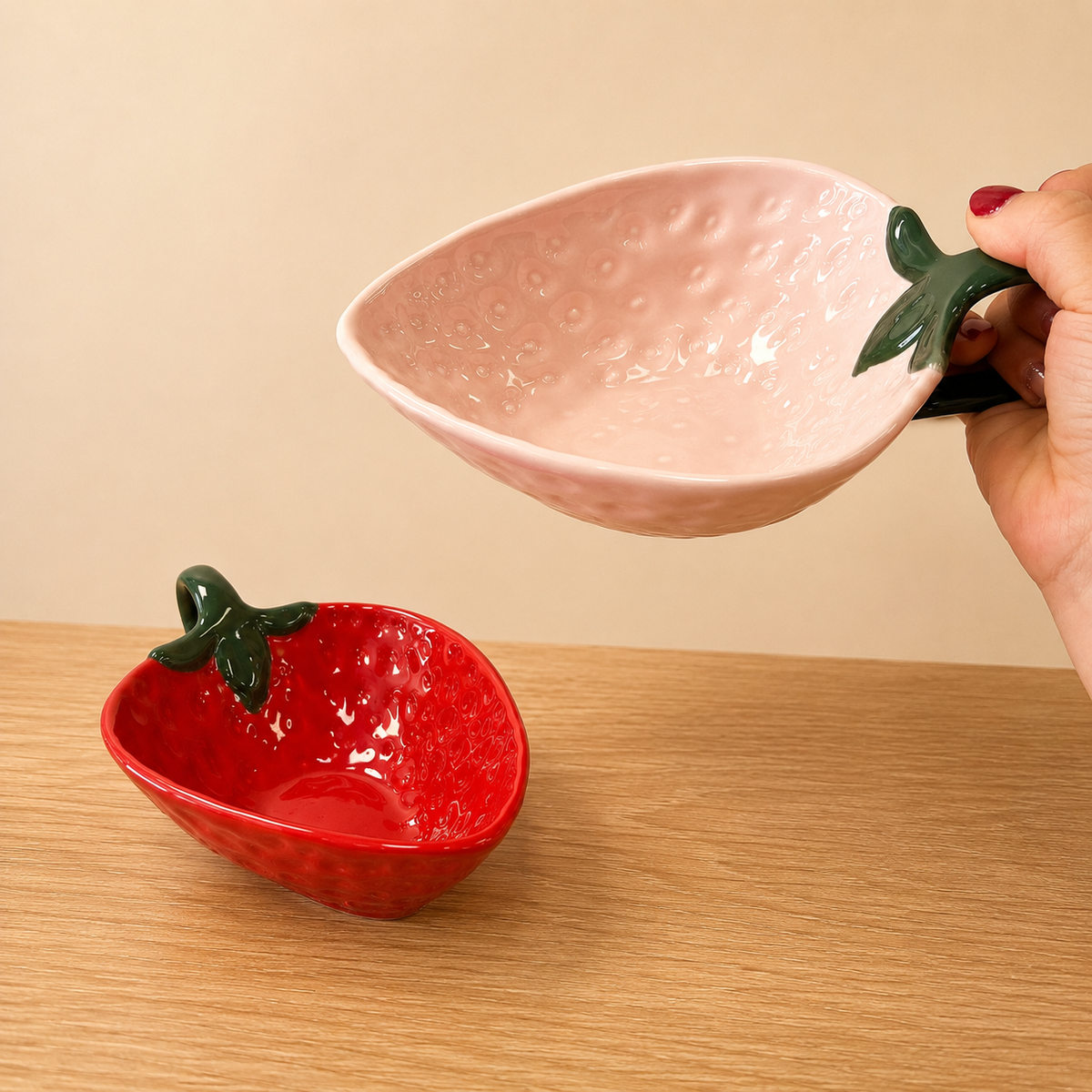 Ceramic Strawberry Bowl