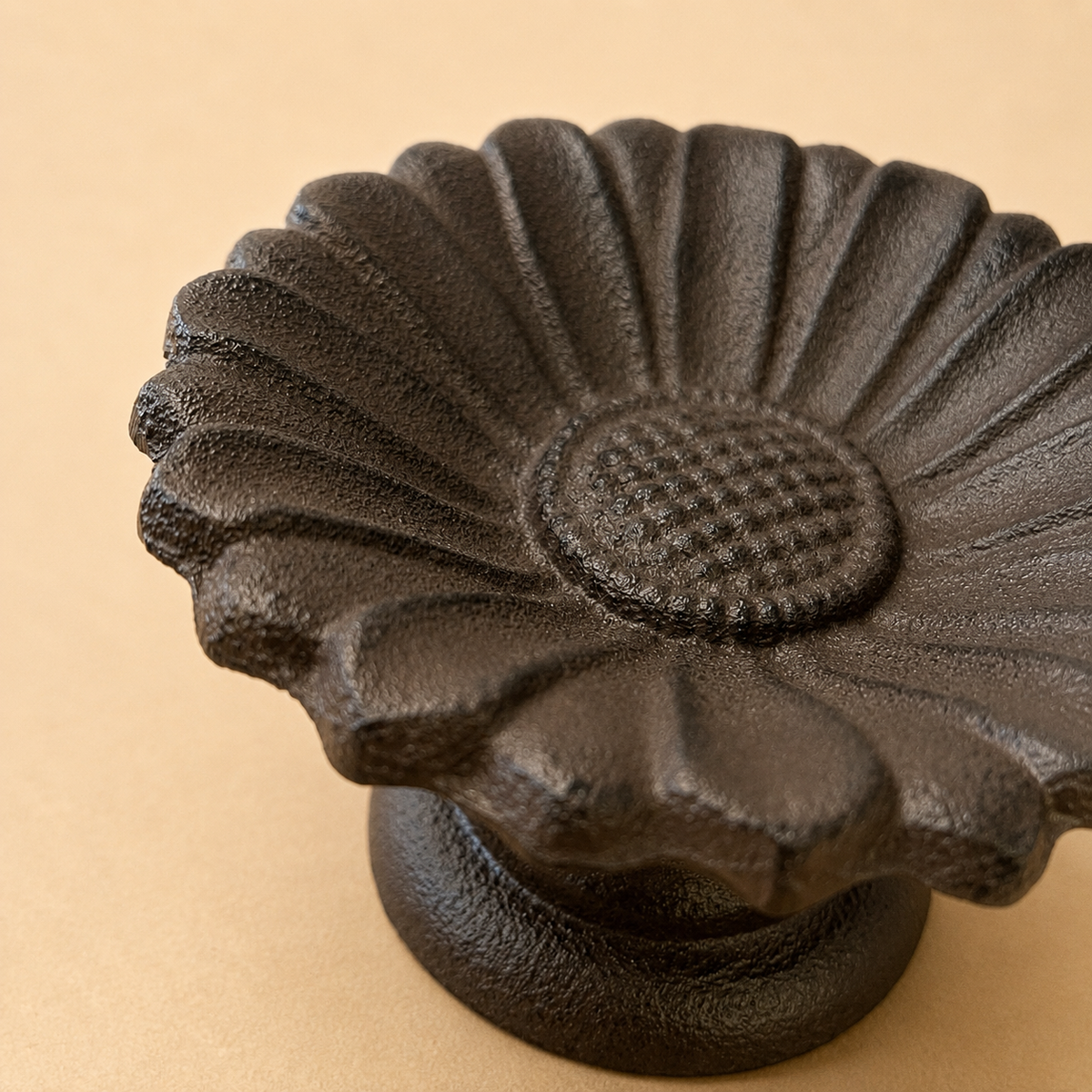 Cast Iron Flower Bird Feeder