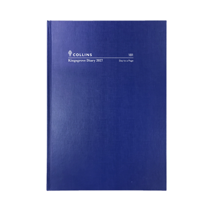 Collins Kingsgrove Diary 2027 A5 Day to a Page - 2 Colours