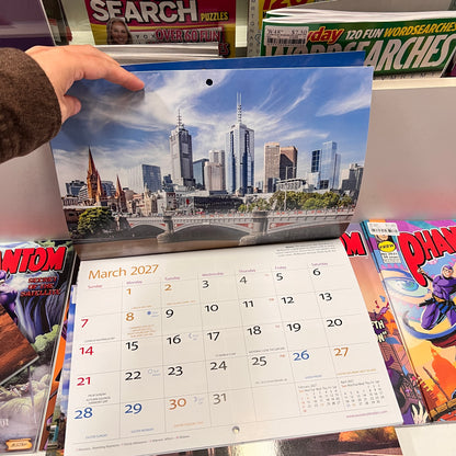 Explore Australia 2027 Wall Calendar