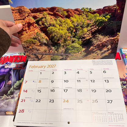 Outback Australia 2027 Wall Calendar
