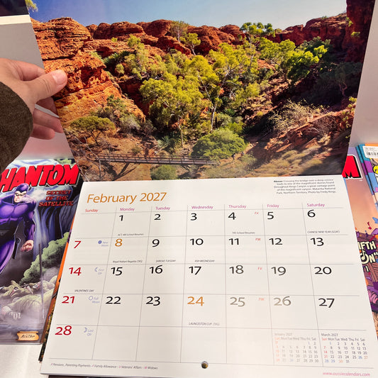 Outback Australia 2027 Wall Calendar