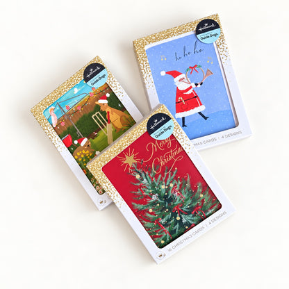 Hallmark Boxed Christmas Cards – 16 Pack in 4 Designs