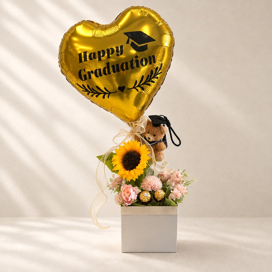 Foil Balloon Gift Box - Flower Edition