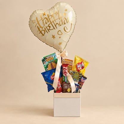 Foil Balloon Gift Box - Snack Edition