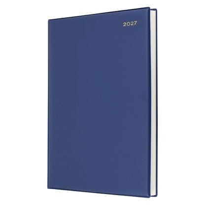 Collins Belmont Diary 2027 A4 Day to a Page - 2 Colours