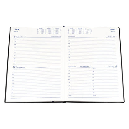 Collins Belmont 2027 A4 2 Days to a Page Diary – 2 Colours