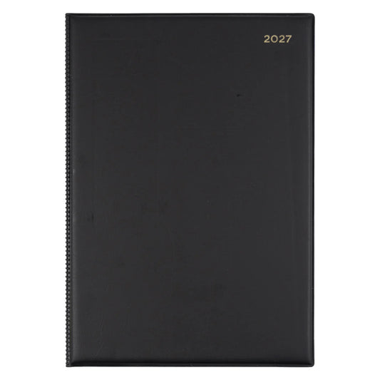 Collins Belmont Diary 2027 A4 Day to a Page - 2 Colours