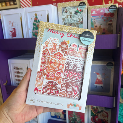 Hallmark Fold-Out Concertina Christmas Cards – 8 Pack