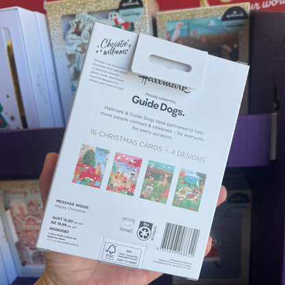 Hallmark Boxed Christmas Cards – 16 Pack in 4 Designs