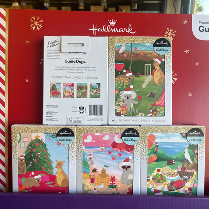 Hallmark Boxed Christmas Cards – 16 Pack in 4 Designs