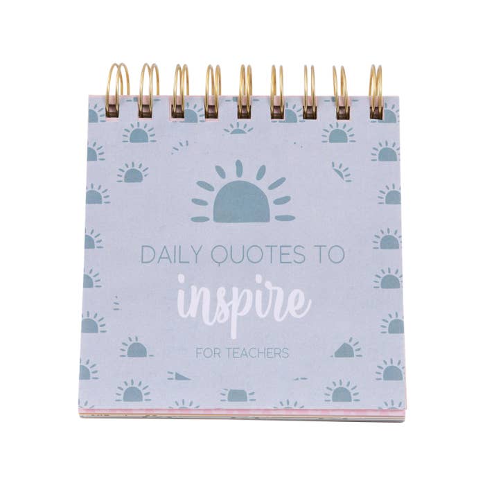 Teacher Affirmation Flip Book by Splosh showing a blue affirmation page
