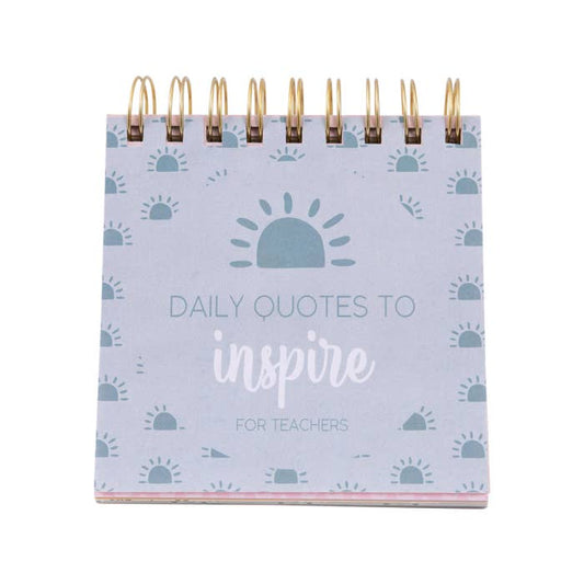 Teacher Affirmation Flip Book by Splosh showing a blue affirmation page