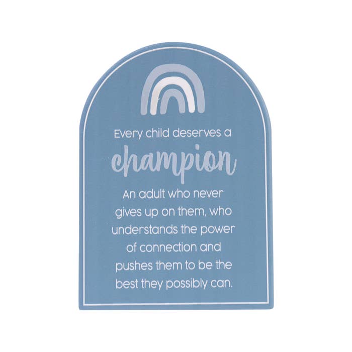 Teacher Champion Verse by Splosh - front with appreciation message
