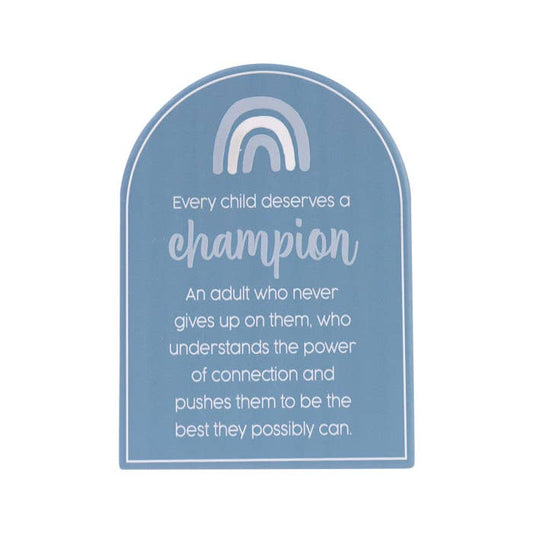 Teacher Champion Verse by Splosh - front with appreciation message