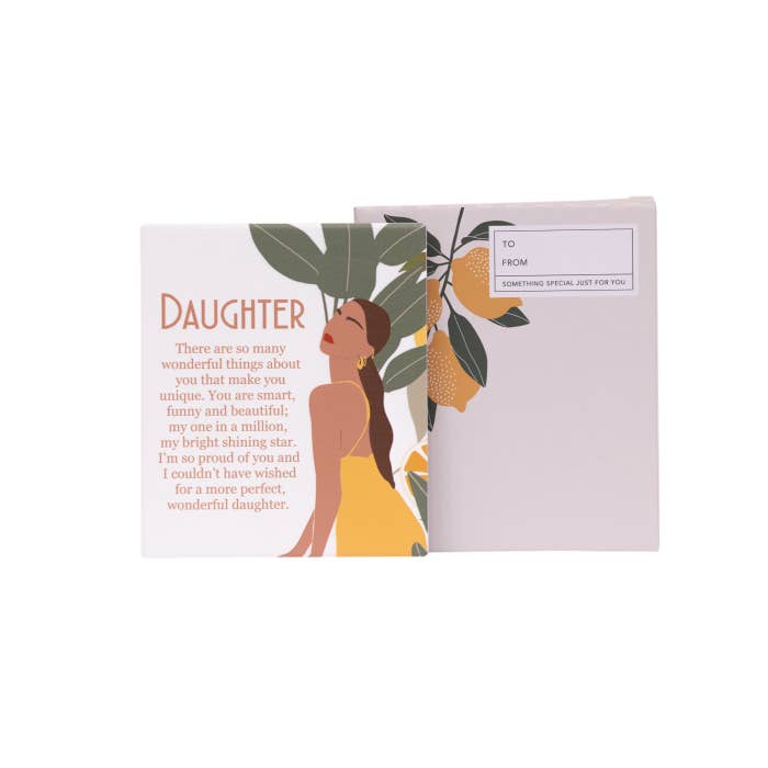 Tuscan Sun Daughter Verse by Splosh with its gift box