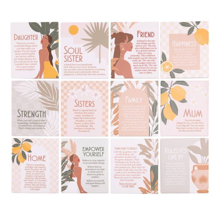 Splosh Tuscan Sun ceramic verse plaque collection showing several designs