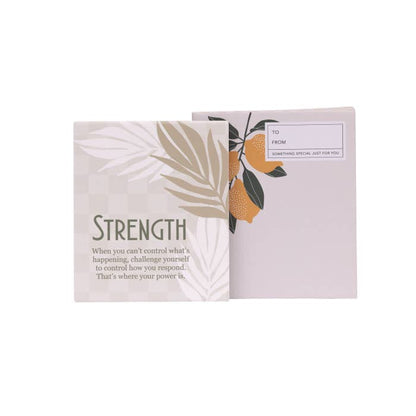 Tuscan Sun Strength Verse by Splosh with its gift box