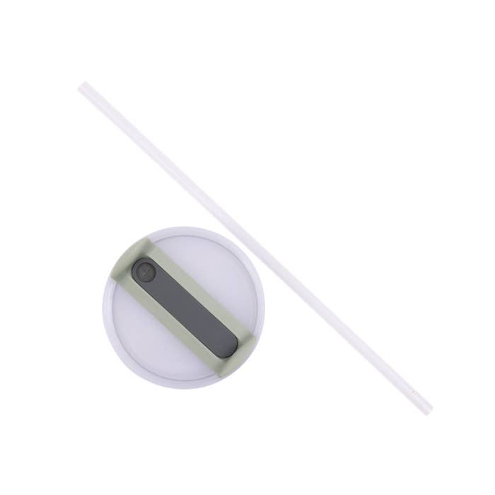 Tuscan Sun Insulated Tumbler by Splosh - lid and straw detail