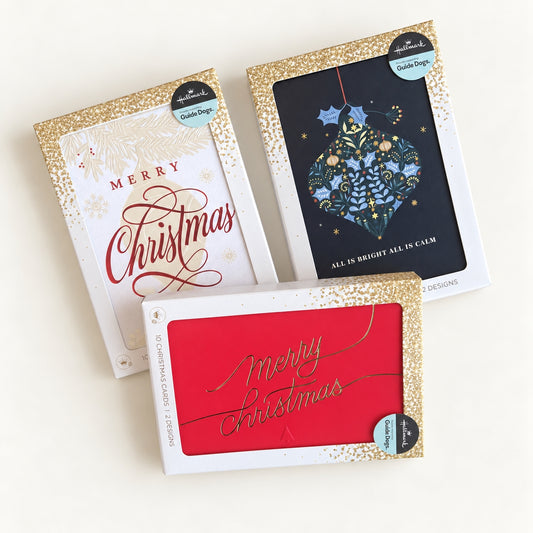 Hallmark Elegant Boxed Christmas Cards – 10 Pack in 2 Designs