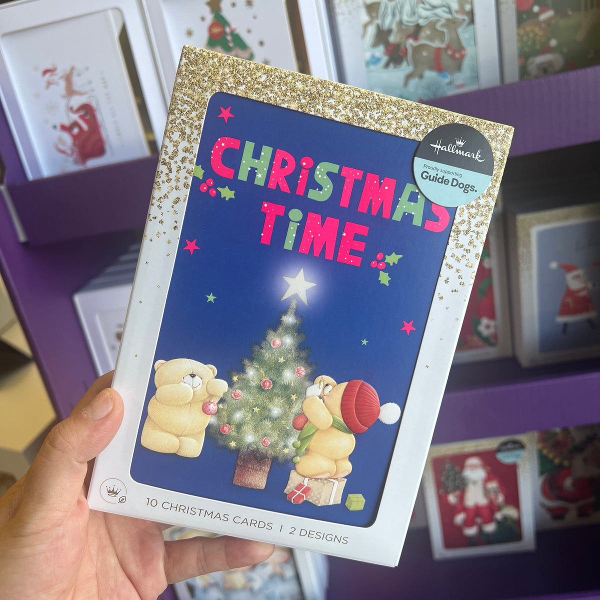Hallmark Boxed Christmas Cards – 10 Pack in 2 Designs