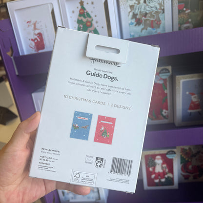 Hallmark Boxed Christmas Cards – 10 Pack in 2 Designs