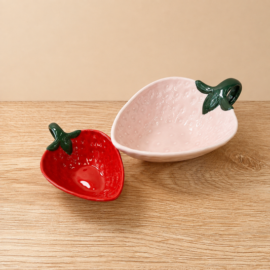 Ceramic Strawberry Bowl