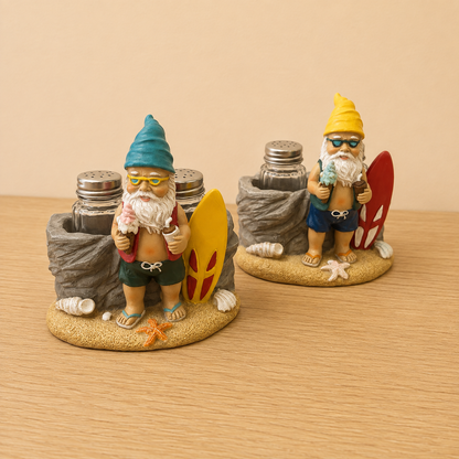 Beach Gnome Salt & Pepper Shaker Set