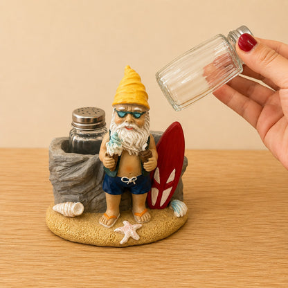 Beach Gnome Salt & Pepper Shaker Set