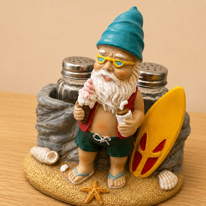 Beach Gnome Salt & Pepper Shaker Set