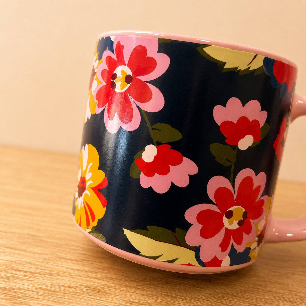 I Love You Mum Floral Mug