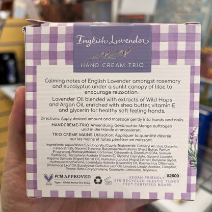 Heathcote & Ivory Hand Cream Trio Gift Set – 5 Designs