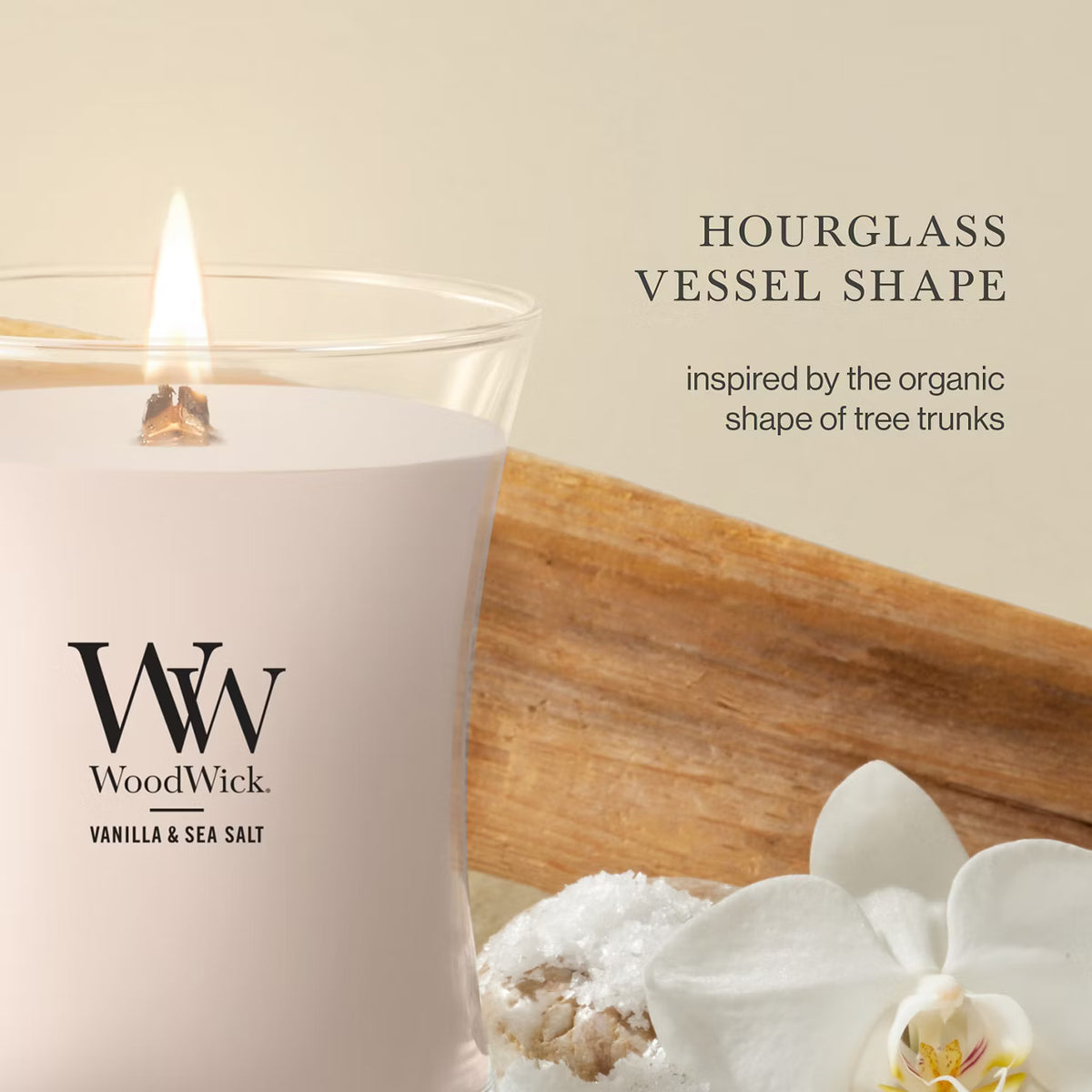 WoodWick - Vanilla & Sea Salt