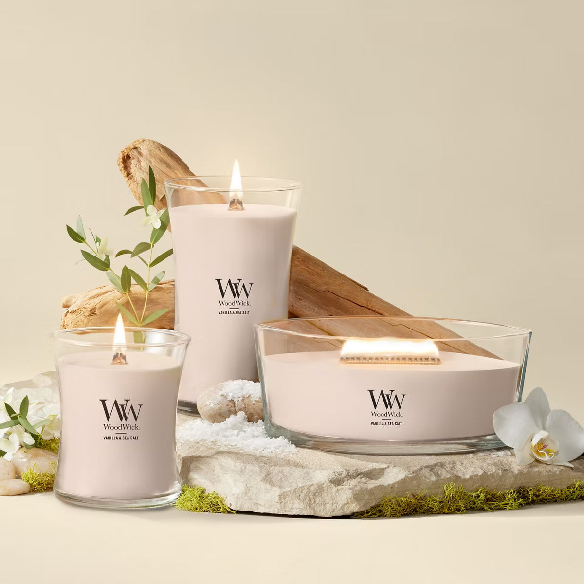 WoodWick - Vanilla & Sea Salt
