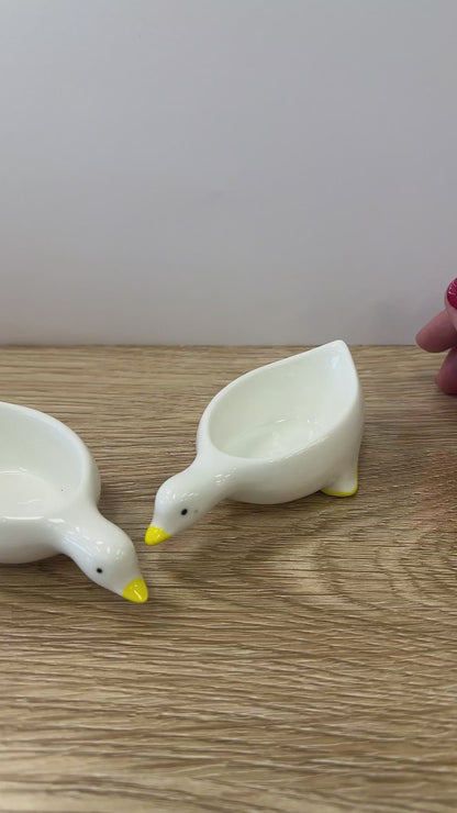 Ceramic Goose Sauce Dish