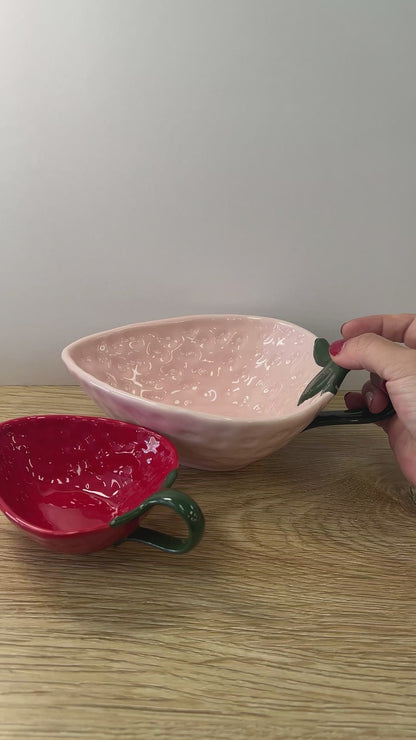 Ceramic Strawberry Bowl