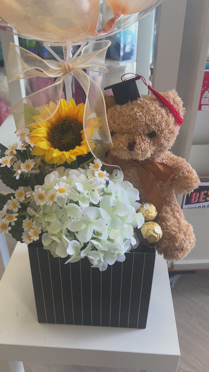 Deluxe Bubble Balloon Gift Box - Flower Edition