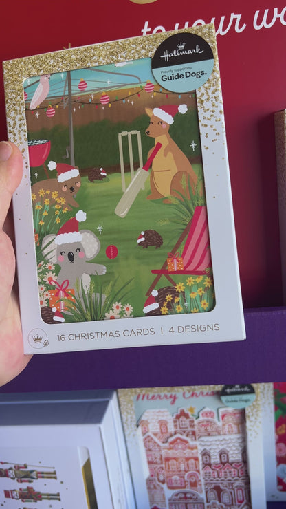 Hallmark Boxed Christmas Cards – 16 Pack in 4 Designs