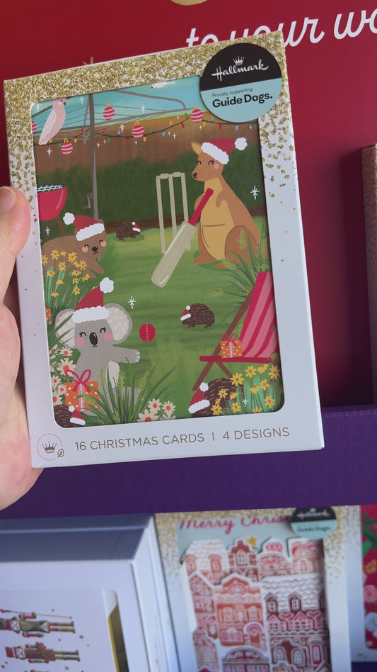 Hallmark Boxed Christmas Cards – 16 Pack in 4 Designs