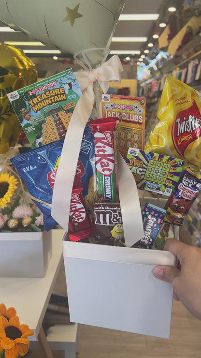 Foil Balloon Gift Box - Snack Edition