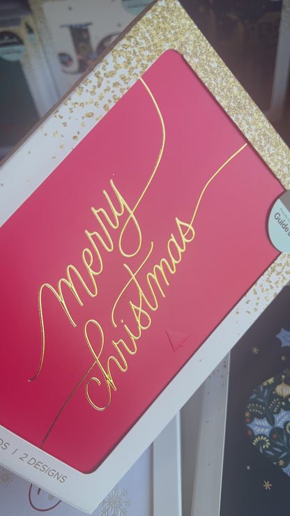 Hallmark Elegant Boxed Christmas Cards – 10 Pack in 2 Designs