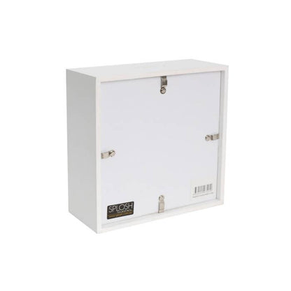 Rear view of Splosh Saving Fund Change Box showing the latches